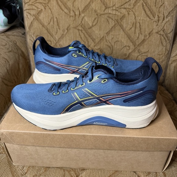Asics Gel-Kayano 32 Mens Size 10 Blue Orange Athletic Running Shoes‎ Sneakers main image 8